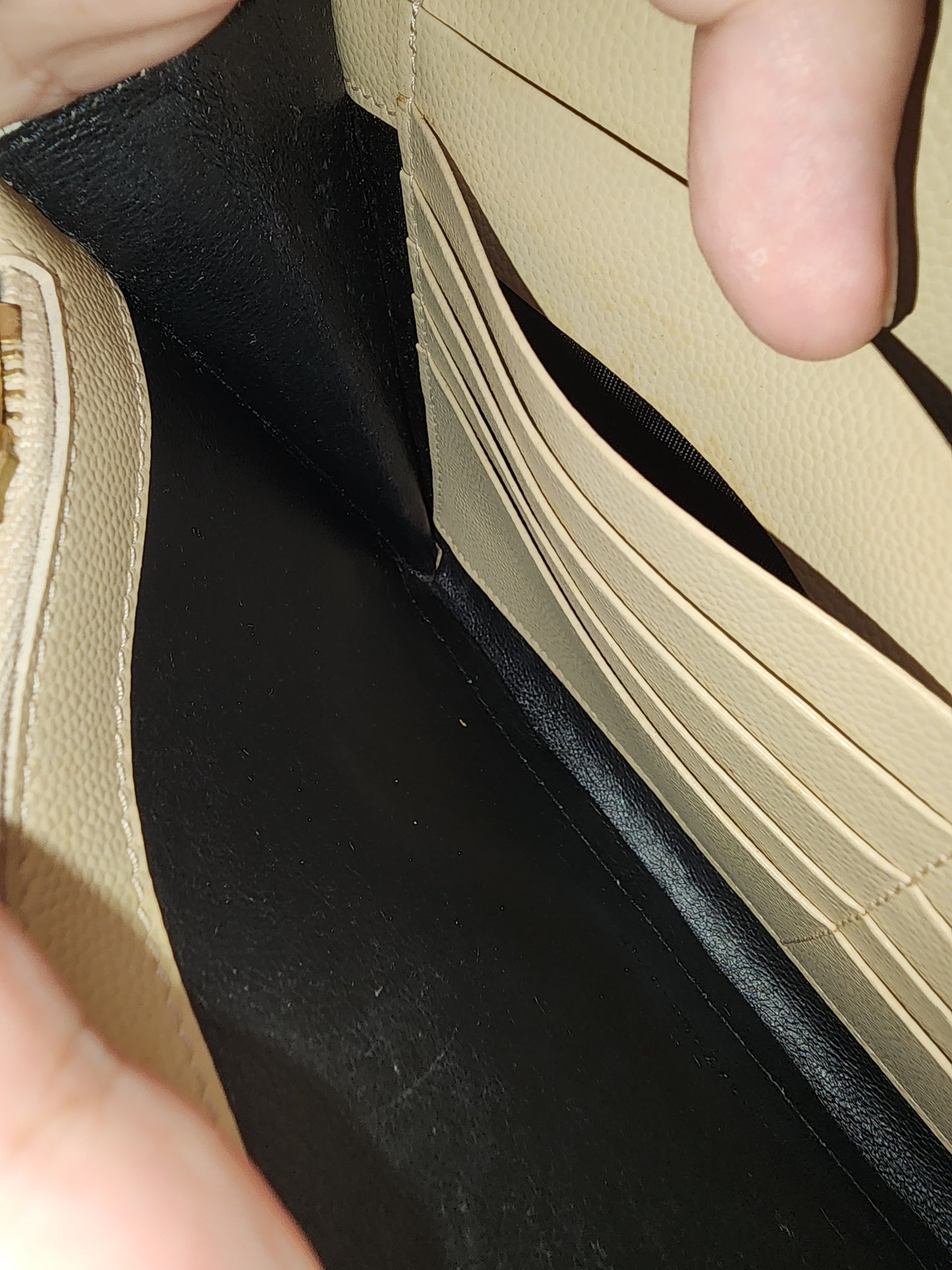 YSL Beige Envelope WOC (GHW)