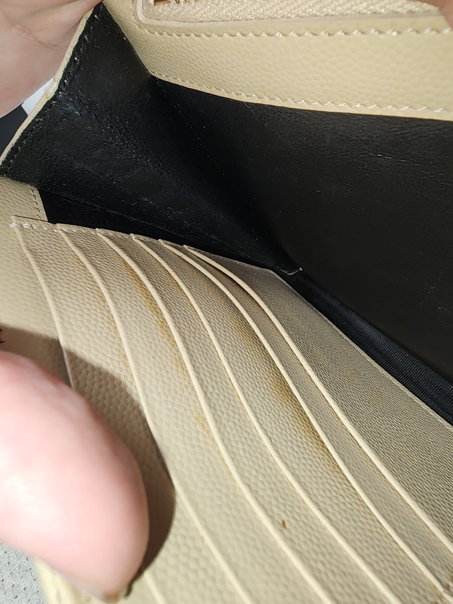 YSL Beige Envelope WOC (GHW)