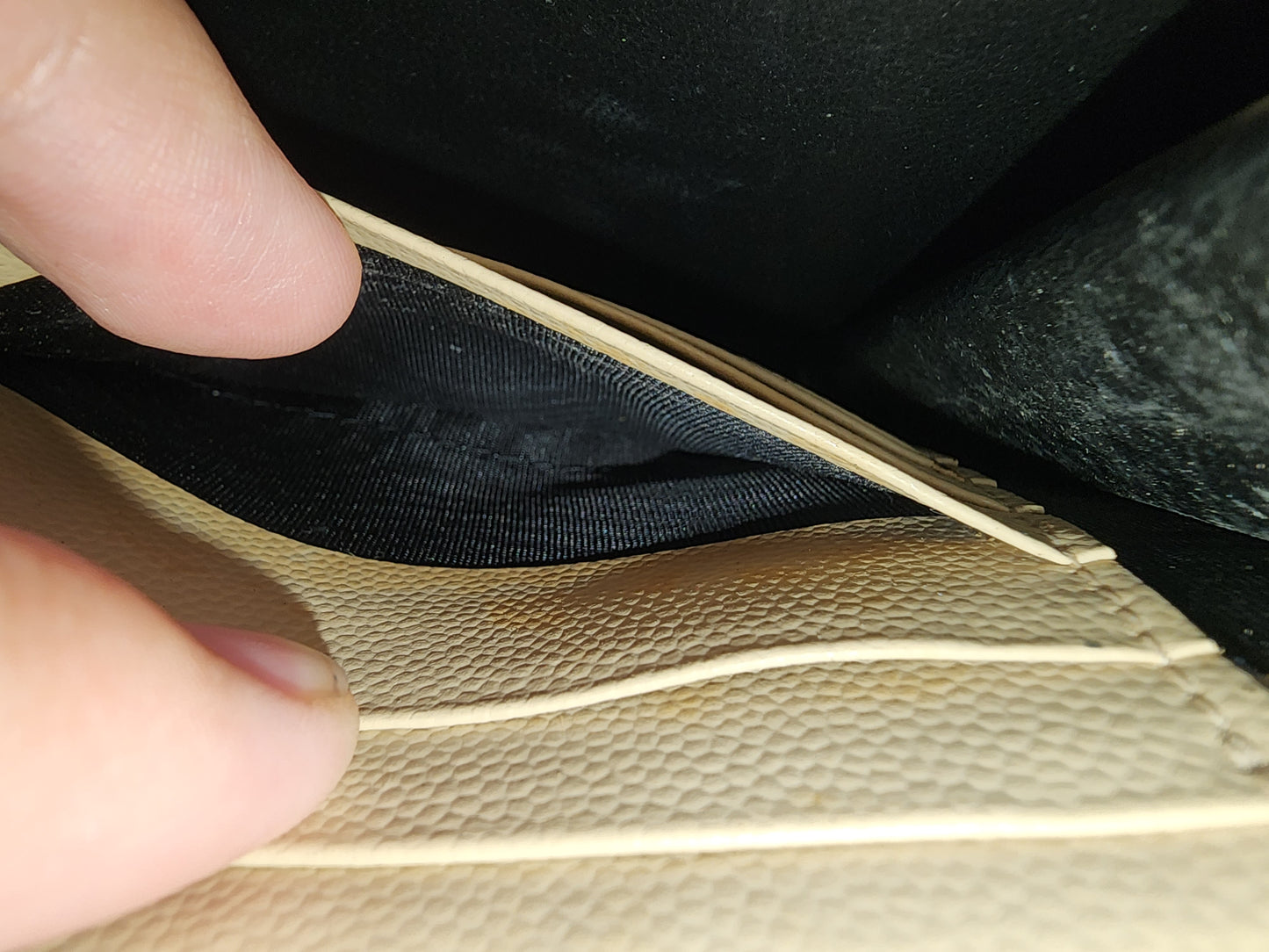 YSL Beige Envelope WOC (GHW)