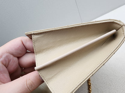 YSL Beige Envelope WOC (GHW)