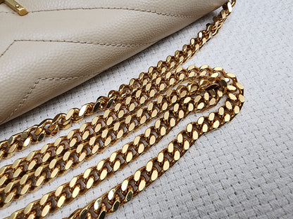 YSL Beige Envelope WOC (GHW)