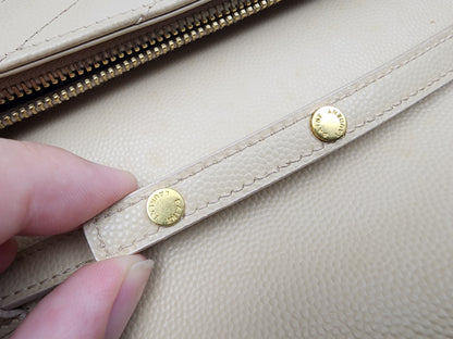 YSL Beige Envelope WOC (GHW)