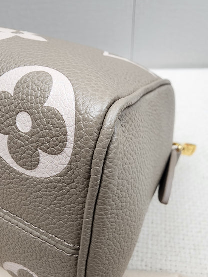 LV Tourterelle Creme Empreinte Speedy 20