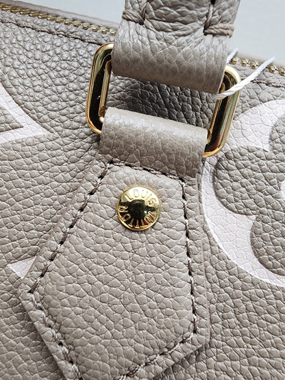 LV Tourterelle Creme Empreinte Speedy 20