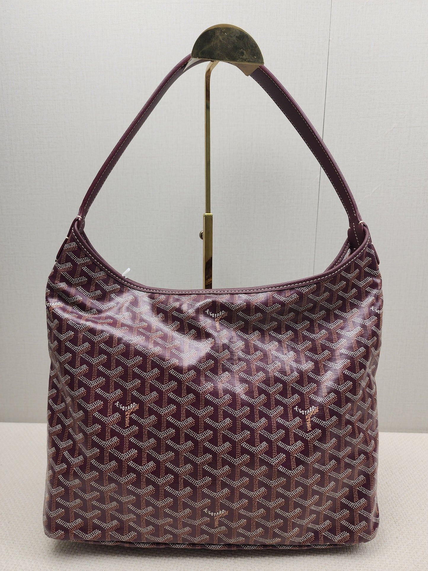 Goyard Burgundy Boheme Hobo