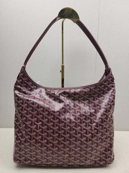 Goyard Burgundy Boheme Hobo