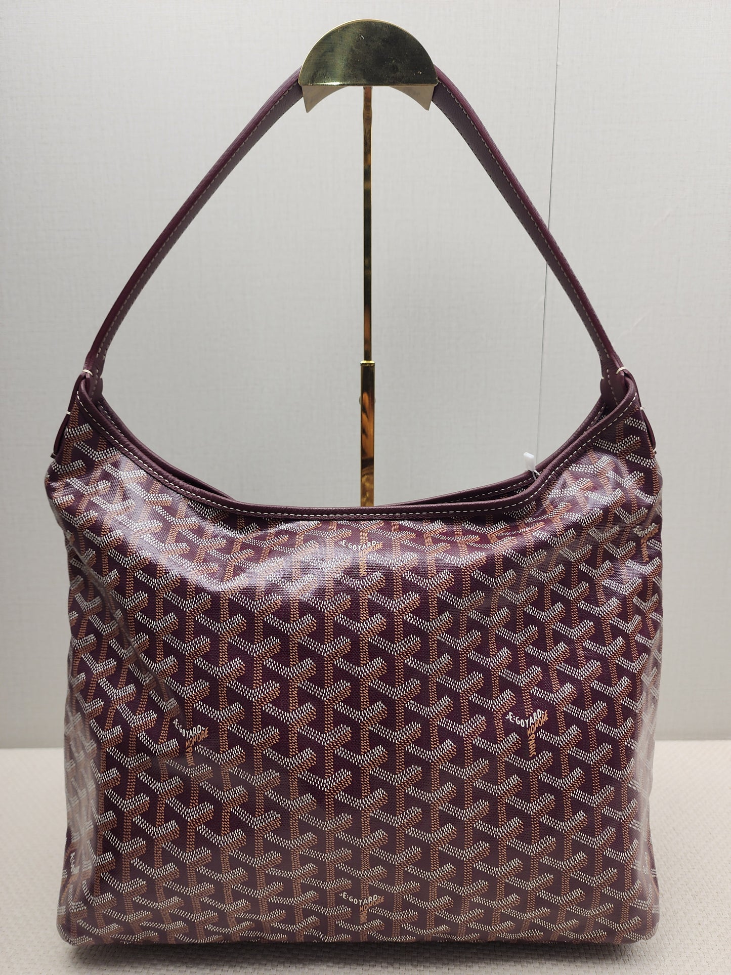 Goyard Burgundy Boheme Hobo