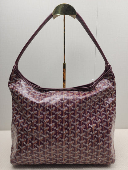 Goyard Burgundy Boheme Hobo