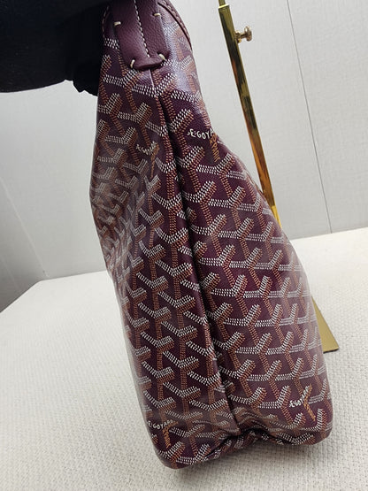 Goyard Burgundy Boheme Hobo
