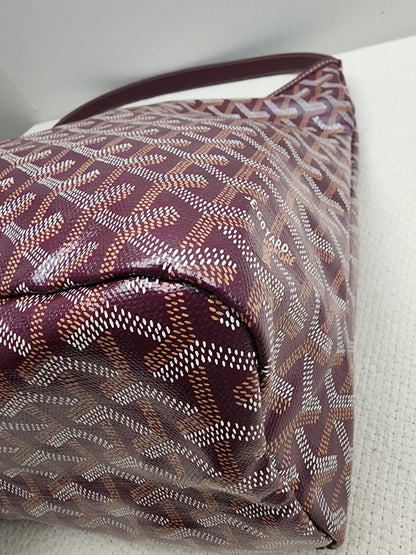 Goyard Burgundy Boheme Hobo