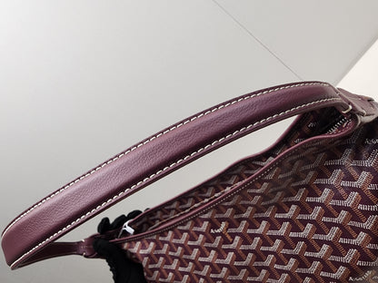 Goyard Burgundy Boheme Hobo
