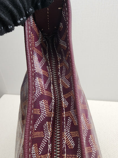 Goyard Burgundy Boheme Hobo