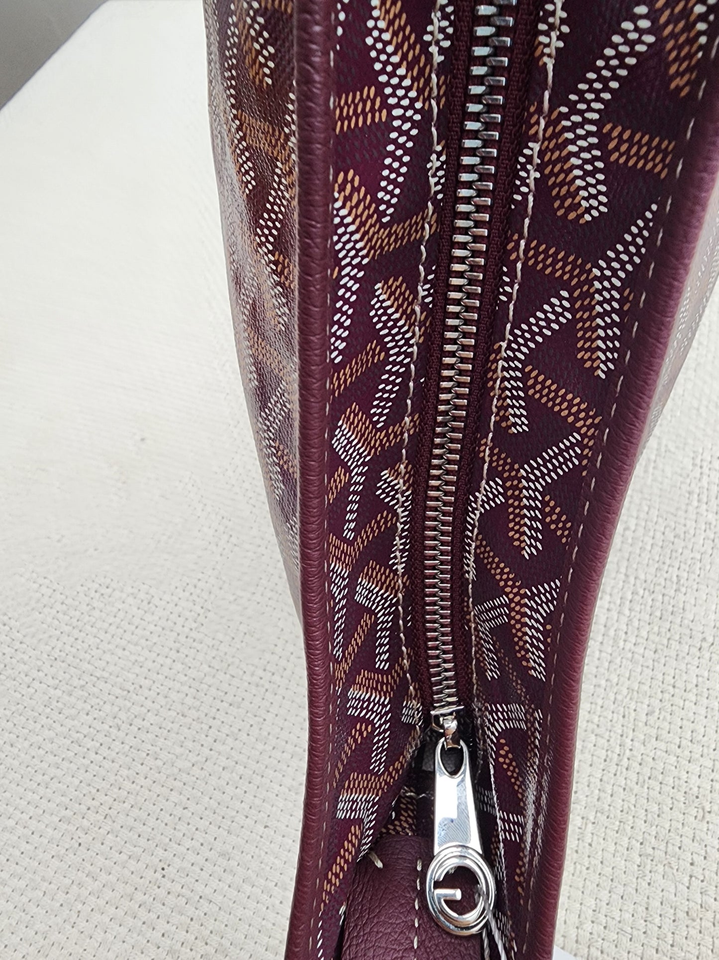 Goyard Burgundy Boheme Hobo