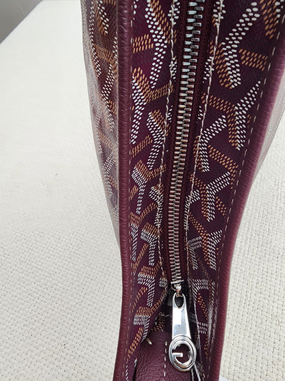 Goyard Burgundy Boheme Hobo
