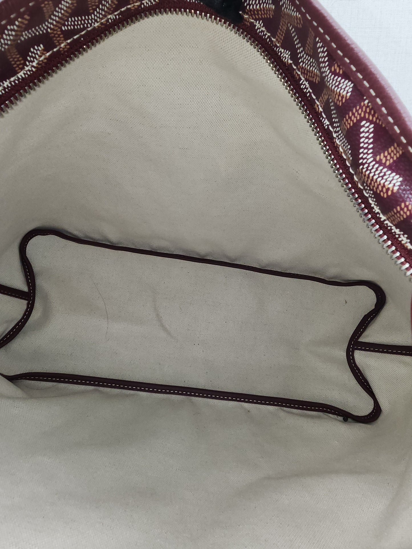 Goyard Burgundy Boheme Hobo