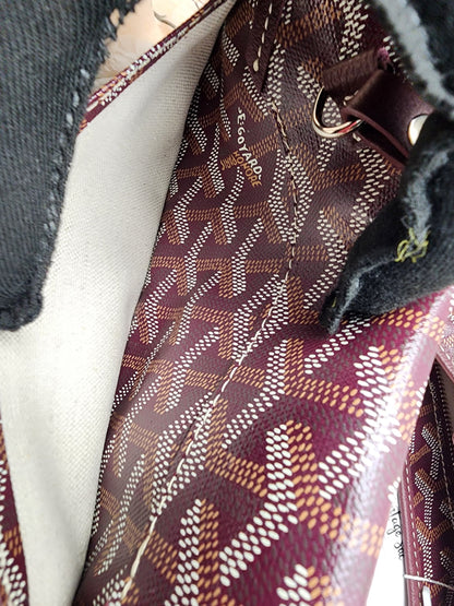 Goyard Burgundy Boheme Hobo