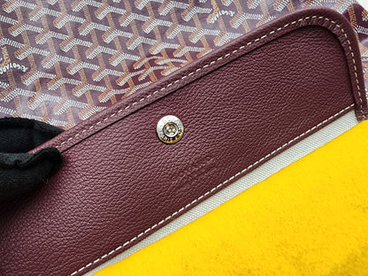 Goyard Burgundy Boheme Hobo