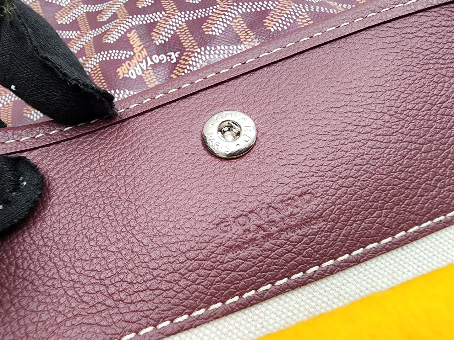 Goyard Burgundy Boheme Hobo