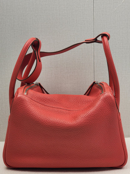 Hermes Rouge de Coeur Lindy 26 (PHW)