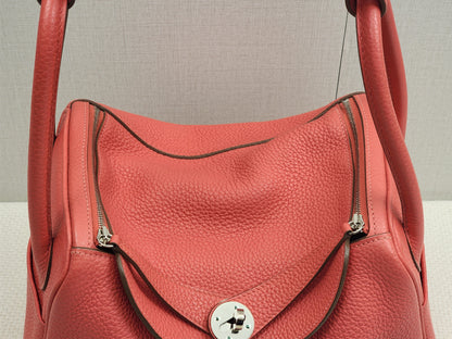 Hermes Rouge de Coeur Lindy 26 (PHW)