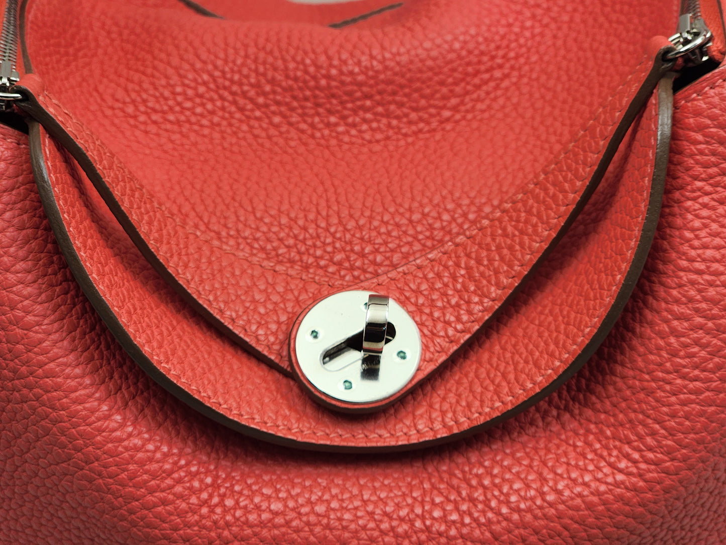 Hermes Rouge de Coeur Lindy 26 (PHW)