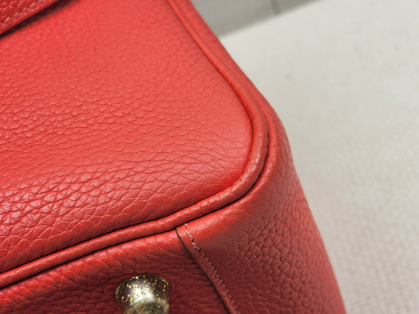Hermes Rouge de Coeur Lindy 26 (PHW)