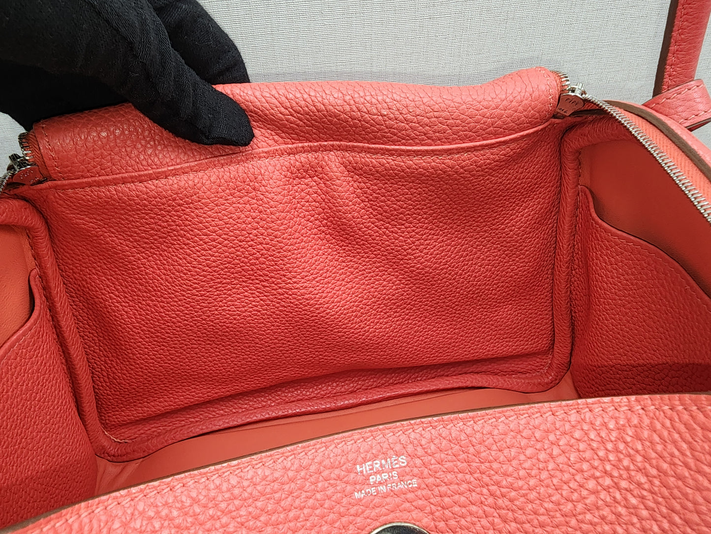 Hermes Rouge de Coeur Lindy 26 (PHW)