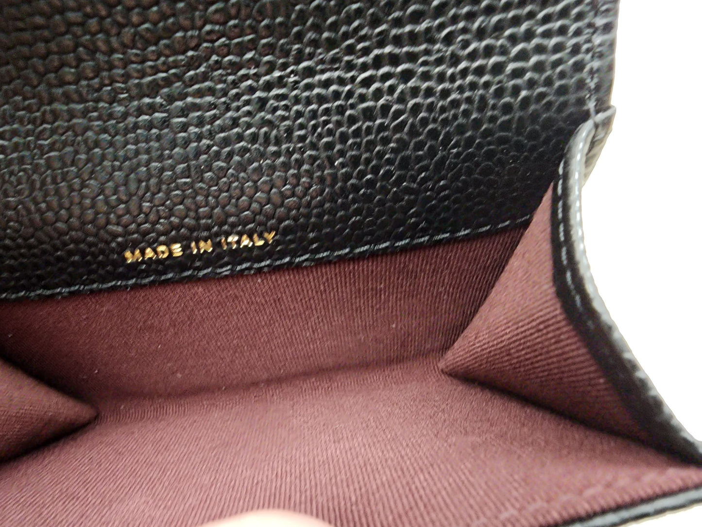 Chanel Black Caviar Classic Flap Card Holder (GHW)