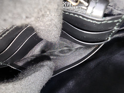 Gucci Black Guccissima Leather Wristlet Shoulder Bag