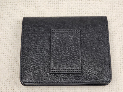 Hermes Noir Roulis Slim Compact Wallet (GHW)