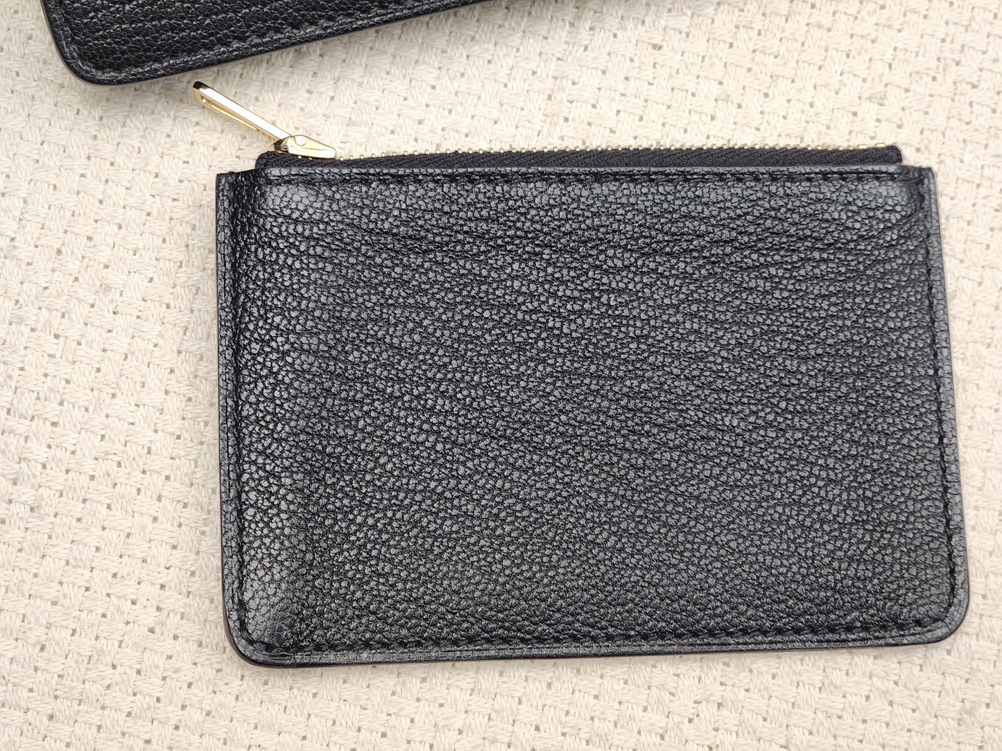 Hermes Noir Roulis Slim Compact Wallet (GHW)