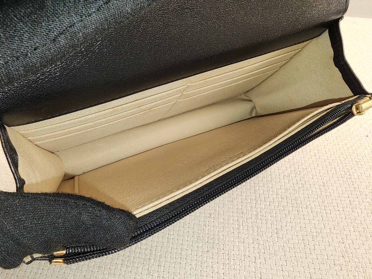 Chanel Black Shiny Lambskin 23C Turnlock WOC (GHW)