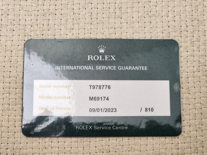 Rolex Steel Black Lady Datejust 26mm Auto Watch 69174