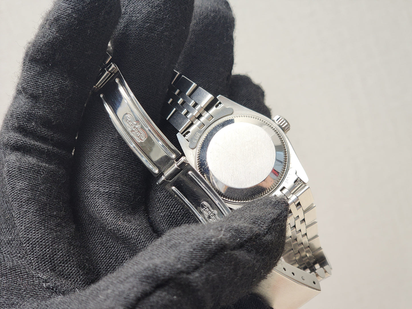 Rolex Steel Black Lady Datejust 26mm Auto Watch 69174