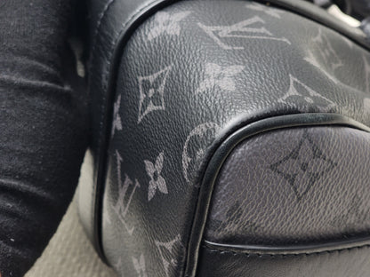 LV Monogram Eclipse Keepall 25