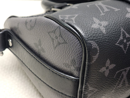LV Monogram Eclipse Keepall 25