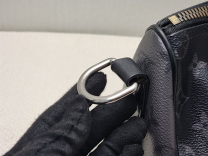 LV Monogram Eclipse Keepall 25