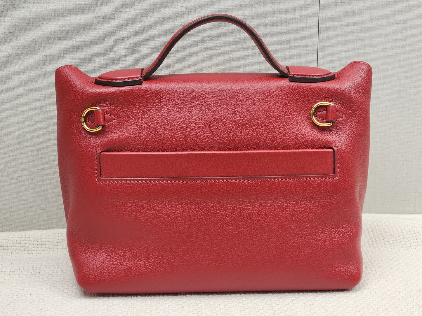 Hermes Rouge Piment Mini 2424 (GHW)