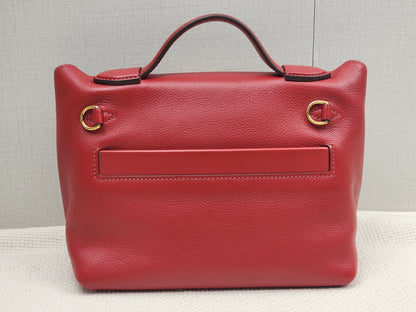 Hermes Rouge Piment Mini 2424 (GHW)