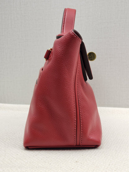 Hermes Rouge Piment Mini 2424 (GHW)