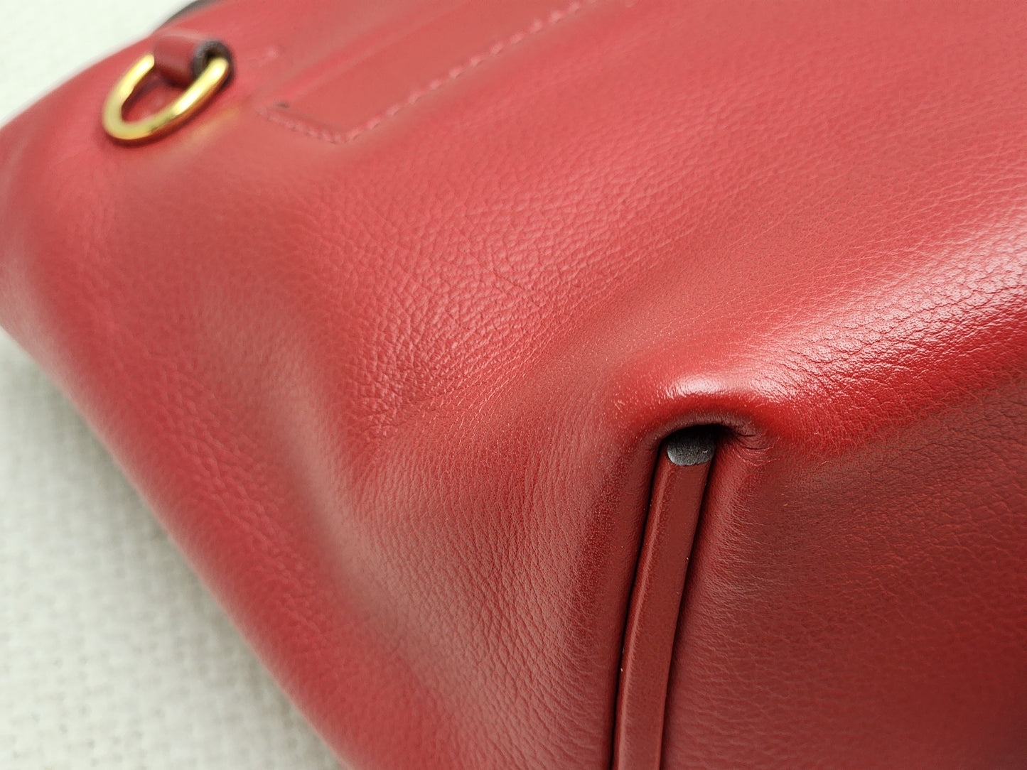 Hermes Rouge Piment Mini 2424 (GHW)