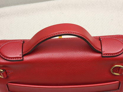 Hermes Rouge Piment Mini 2424 (GHW)