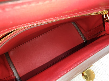 Hermes Rouge Piment Mini 2424 (GHW)