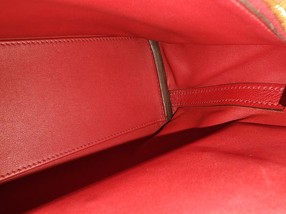 Hermes Rouge Piment Mini 2424 (GHW)