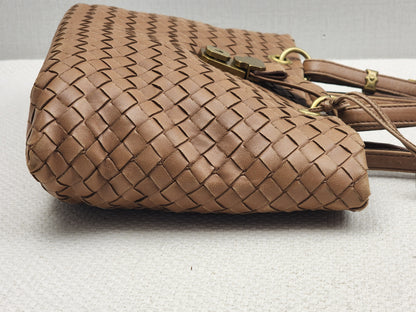 Bottega Veneta Brown Nappa Small Intrecciato Capri Bag&nbsp;