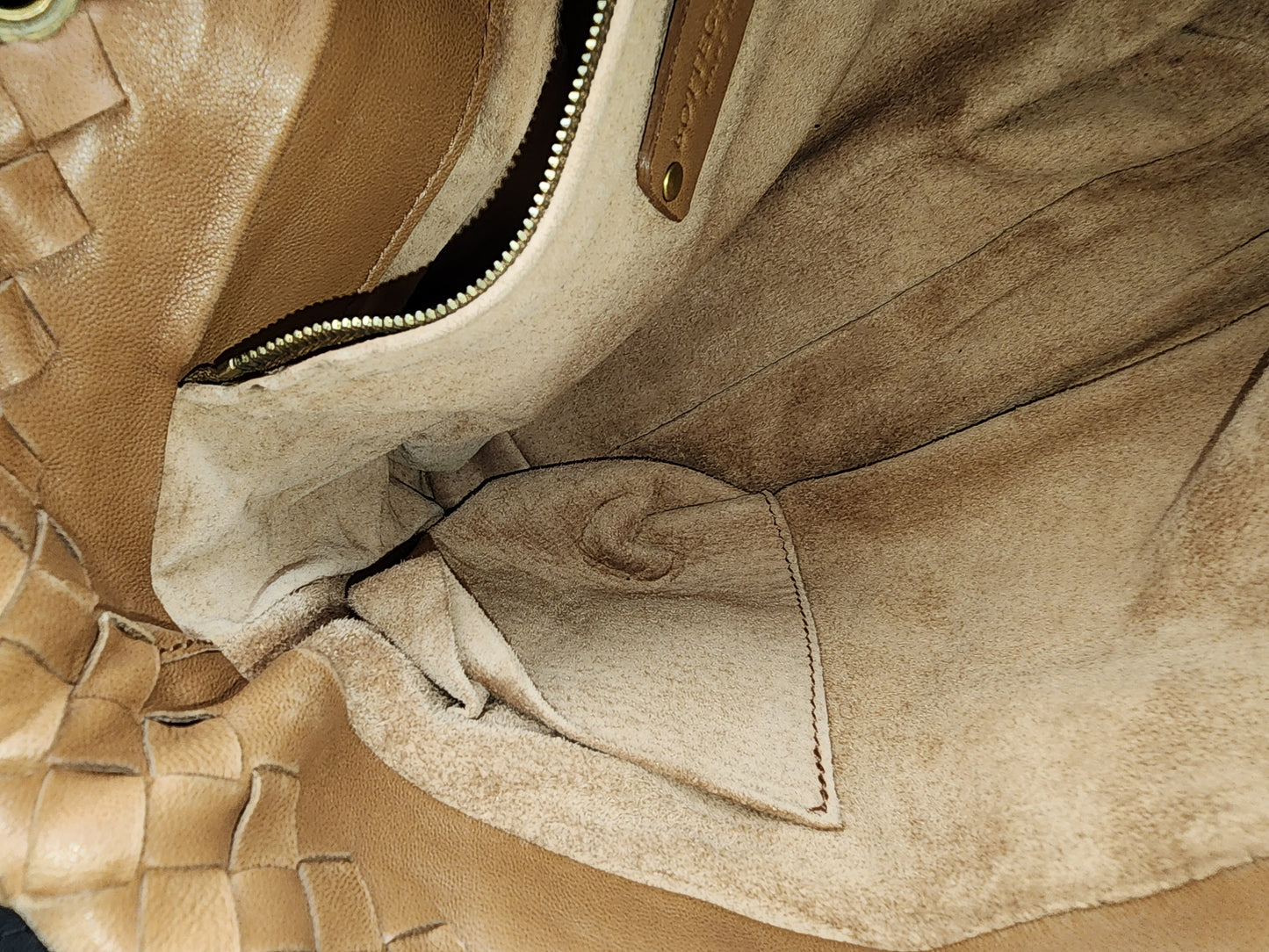 Bottega Veneta Brown Nappa Small Intrecciato Capri Bag&nbsp;