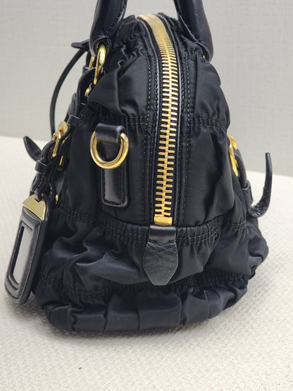 Prada Black Nylon Tessuto Gaufre Bag (GHW)