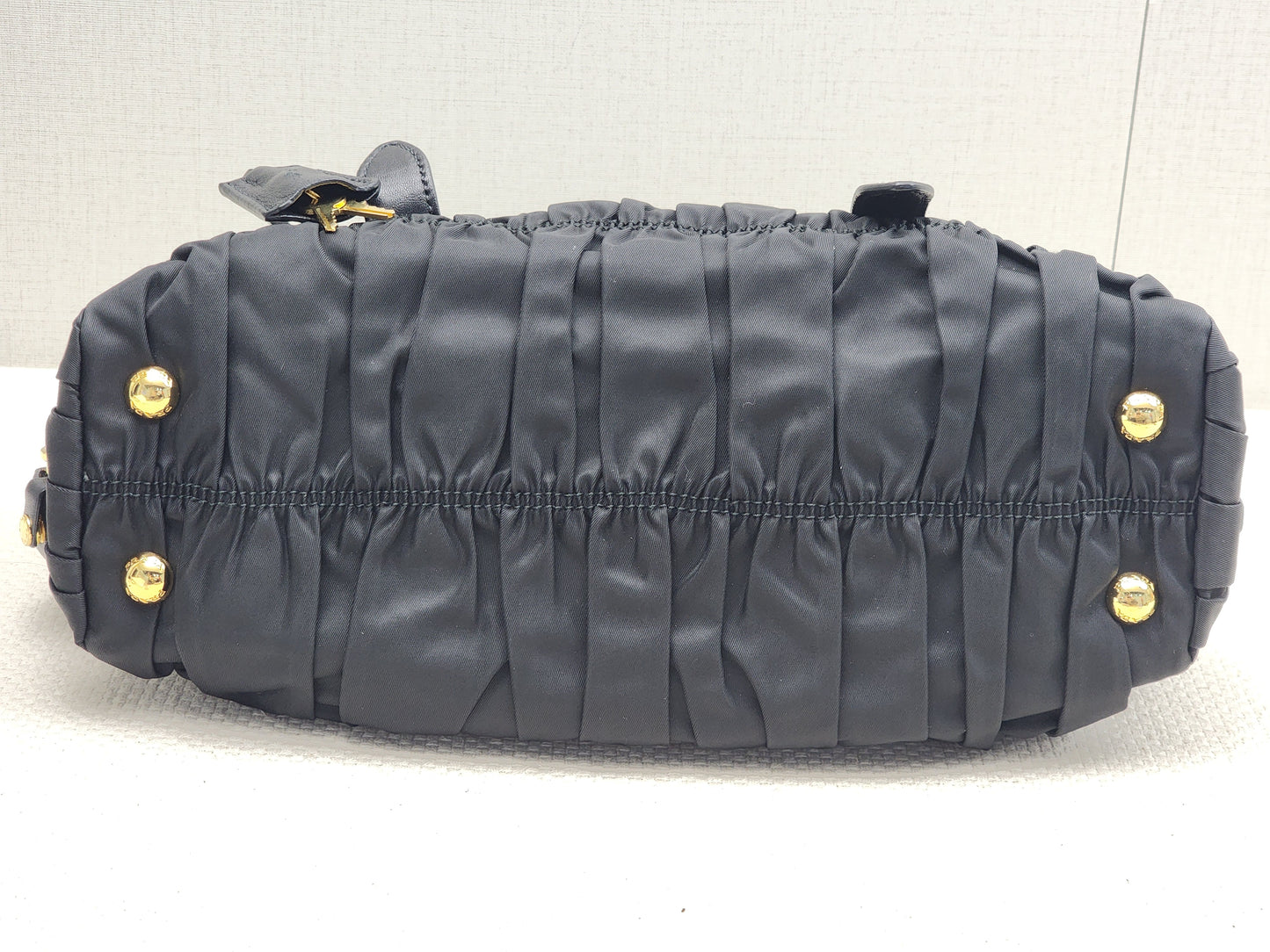 Prada Black Nylon Tessuto Gaufre Bag (GHW)