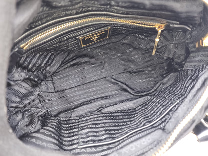 Prada Black Nylon Tessuto Gaufre Bag (GHW)
