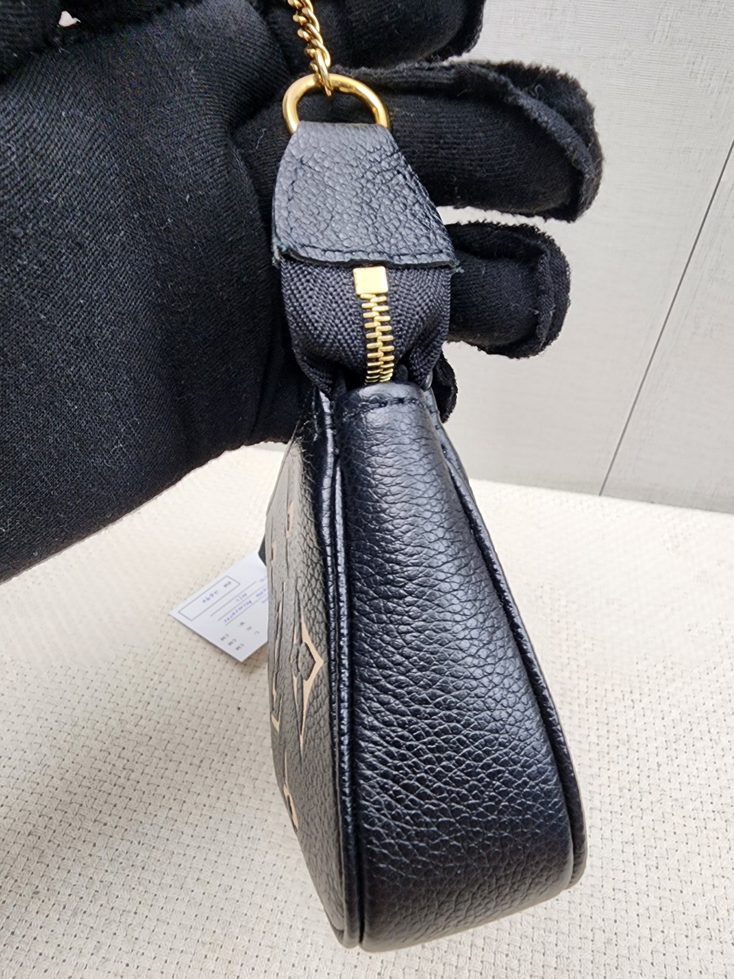LV Black / Creme Empreinte Mini Pochette